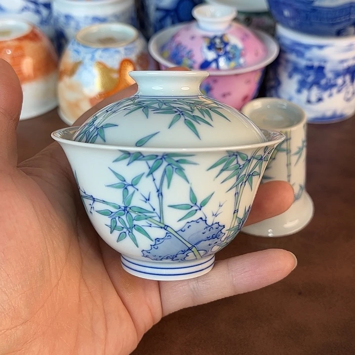 瓷片景德镇全手工手绘陶瓷