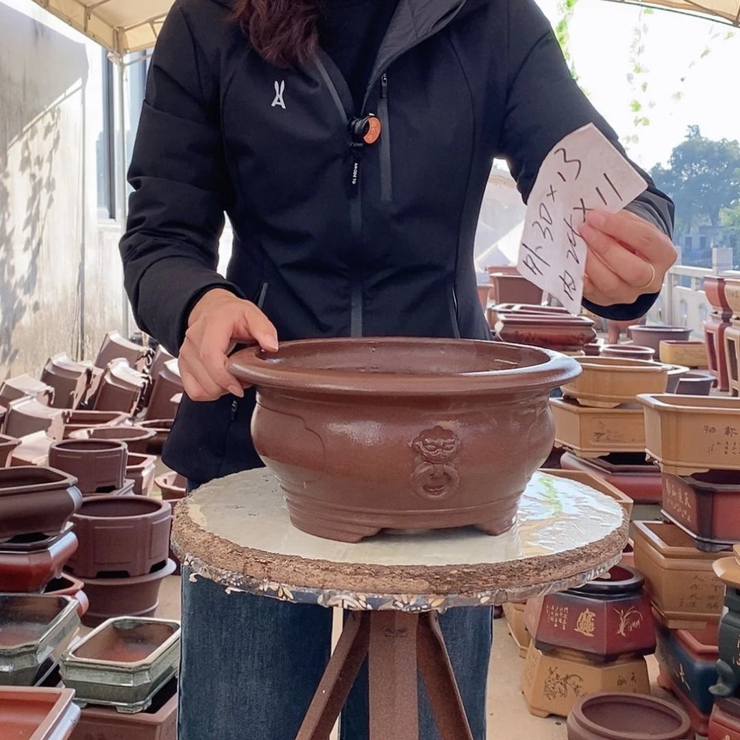 紫砂花盆紫砂花盆