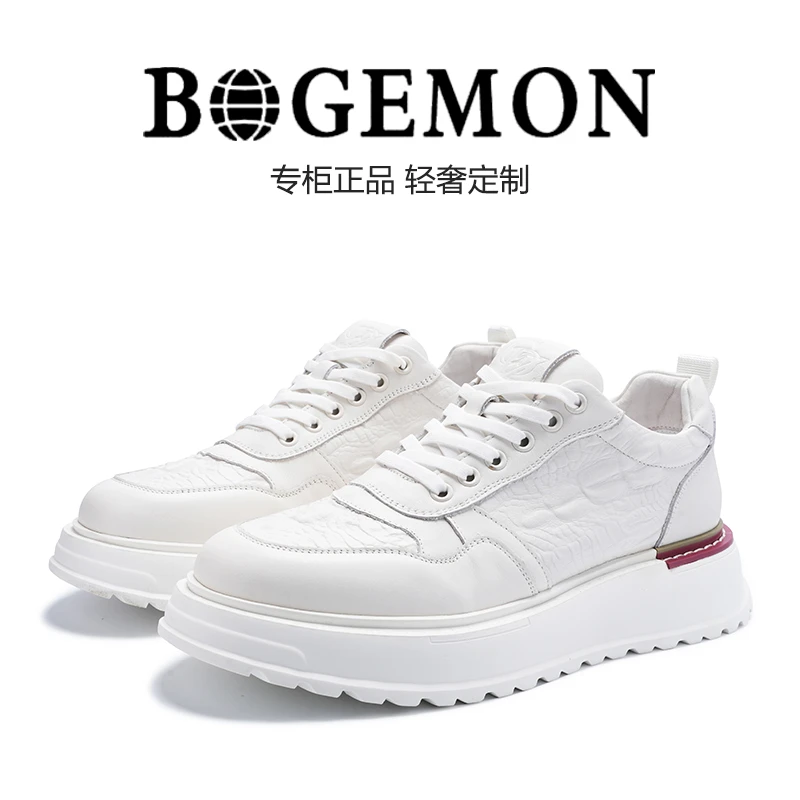 【轻奢名品 限量版】顺丰包邮专柜款私人手工定制增高男士休闲鞋