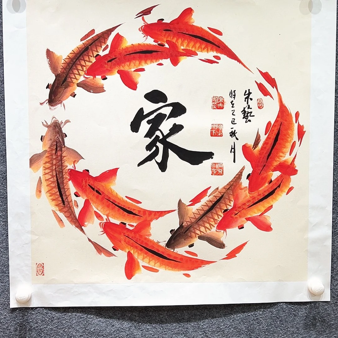 国画纯手绘系列画心