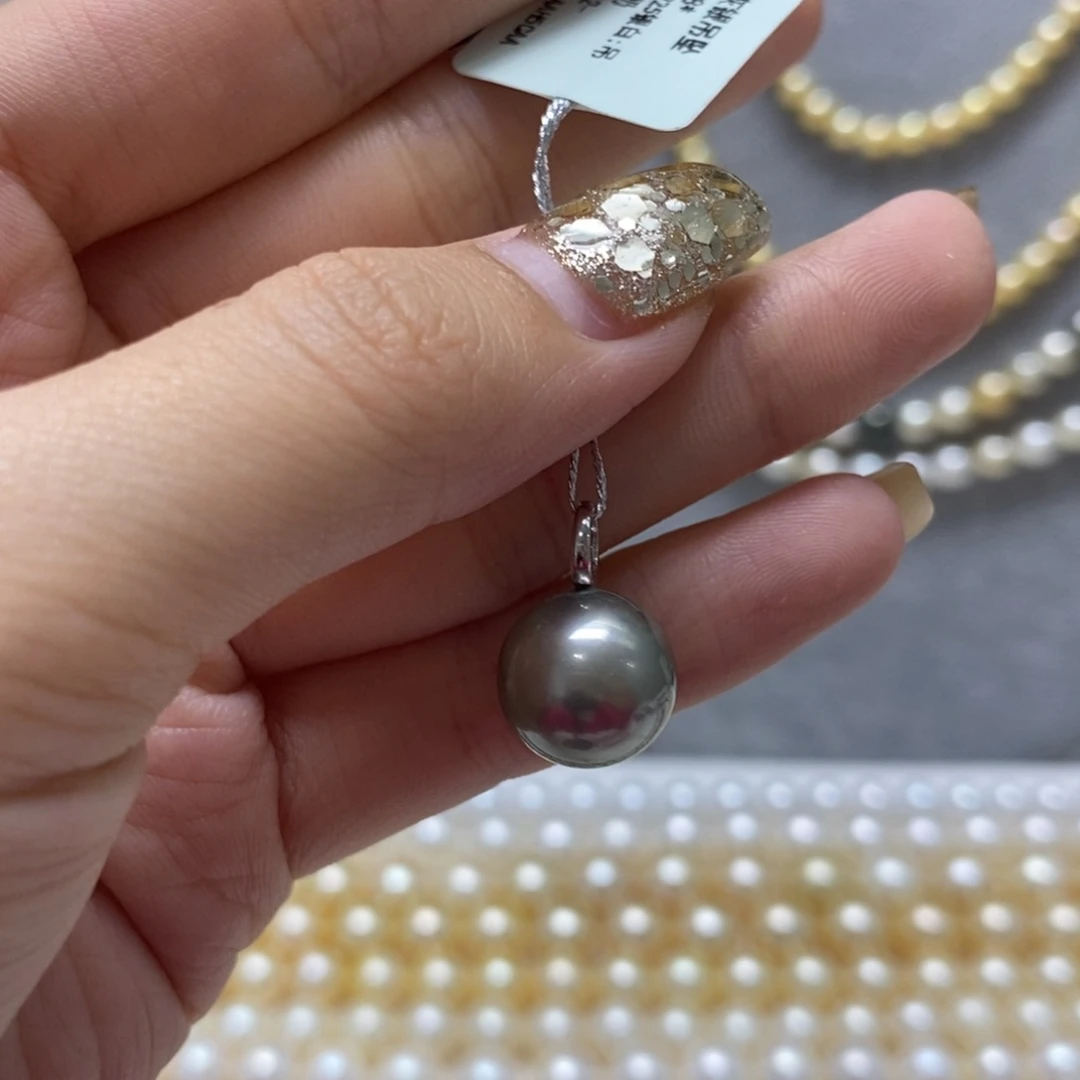 海水珍珠颈饰银S925镶嵌