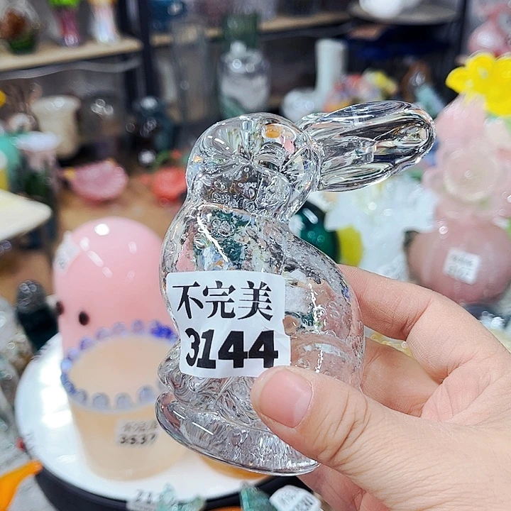 家悦琉璃花瓶摆件
