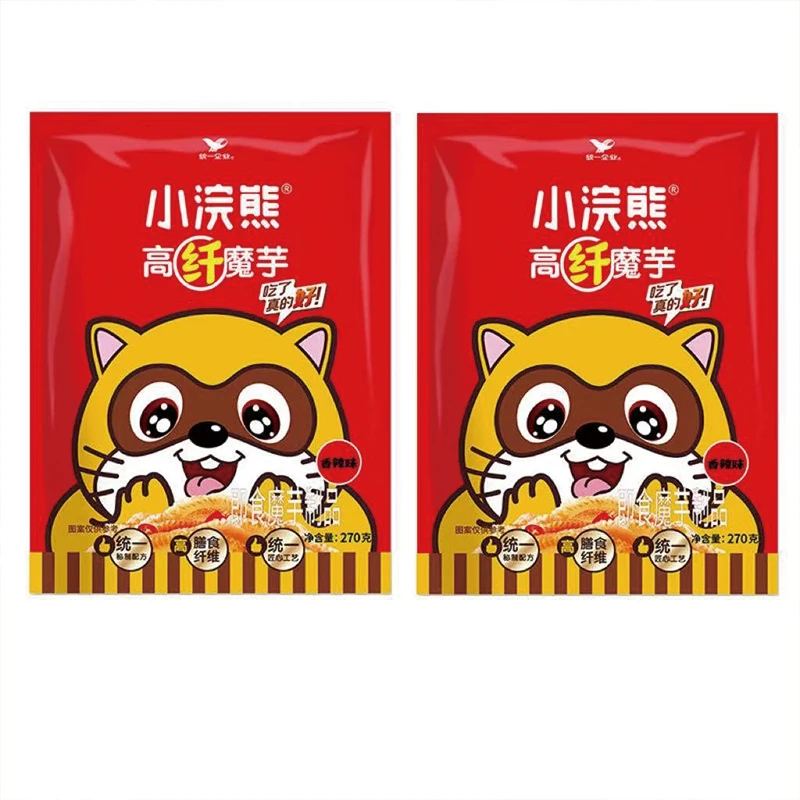 小浣熊香辣味道高纤魔芋解馋充饥独立包装多汁爽口