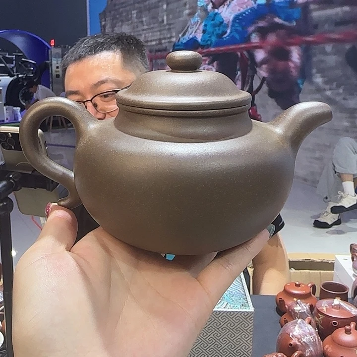 紫砂茶杯还原烧大莲子  480CC
