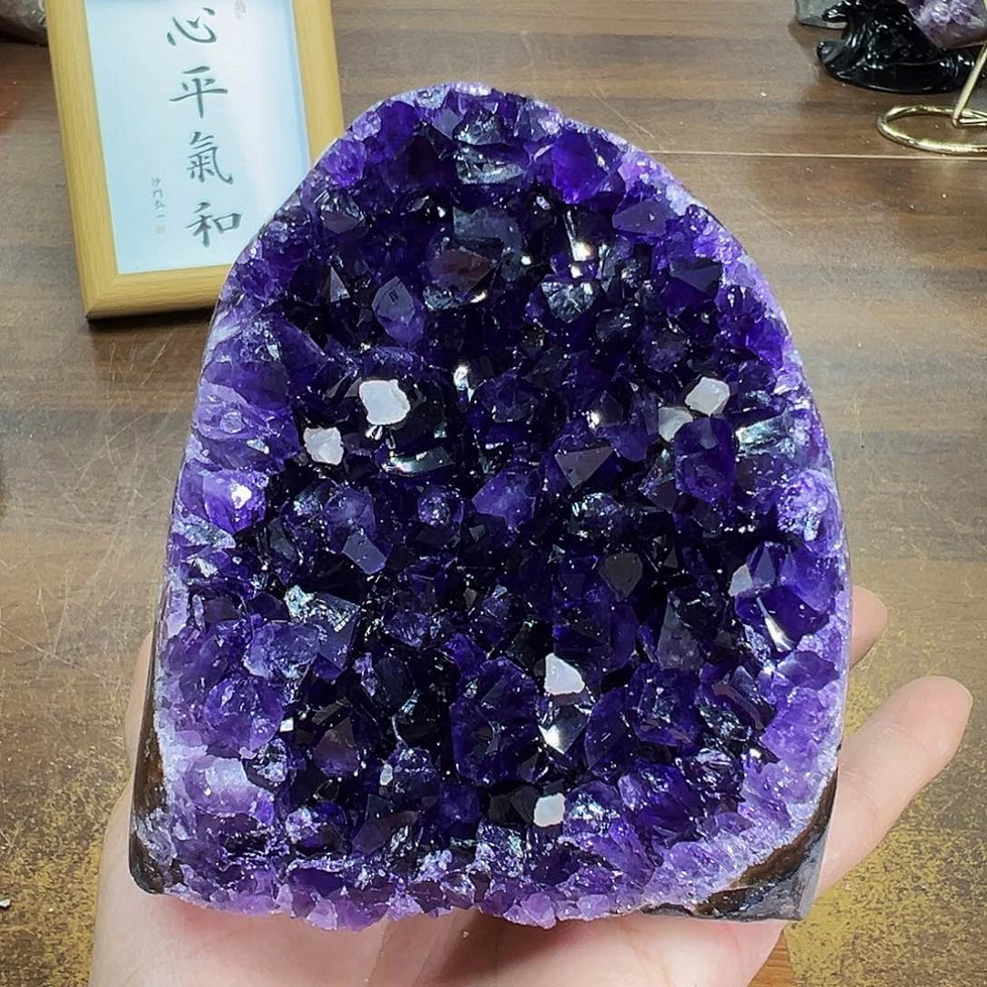 紫晶摆件未镶嵌晶体