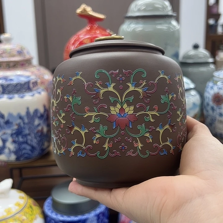 瓷片茶叶罐茶叶罐@@