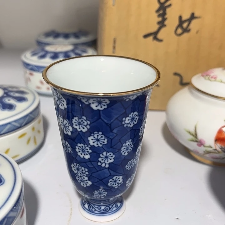 如***笙景德镇陶瓷青花杯子1个