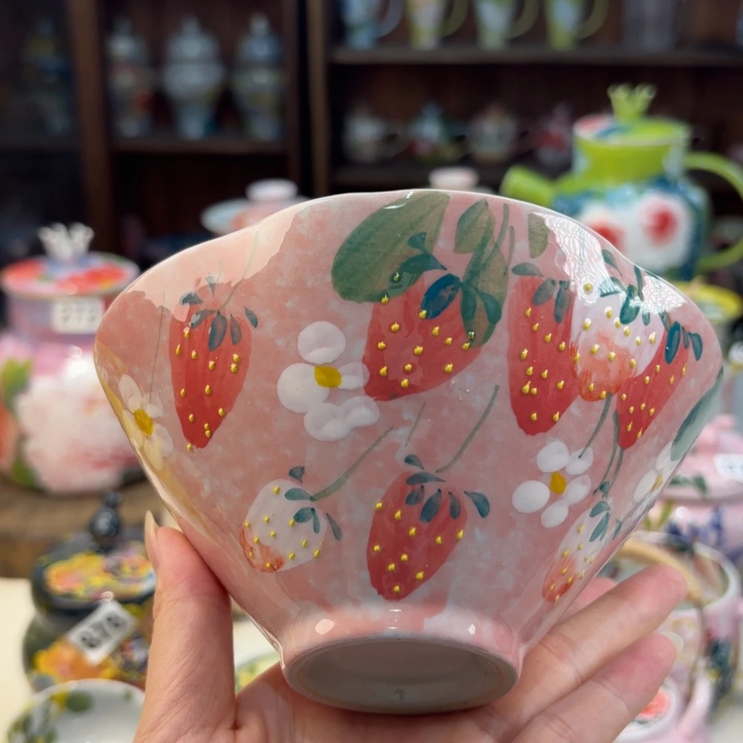 景德镇手绘高温釉下彩陶瓷茶具