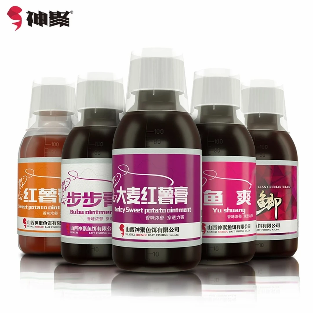 山西神聚诱鱼剂经典系列大麦红薯膏纯正配方通用高浓度100ml