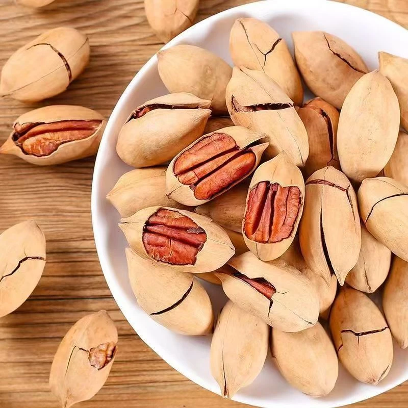 碧根果薄壳易剥长寿果坚果零食500g