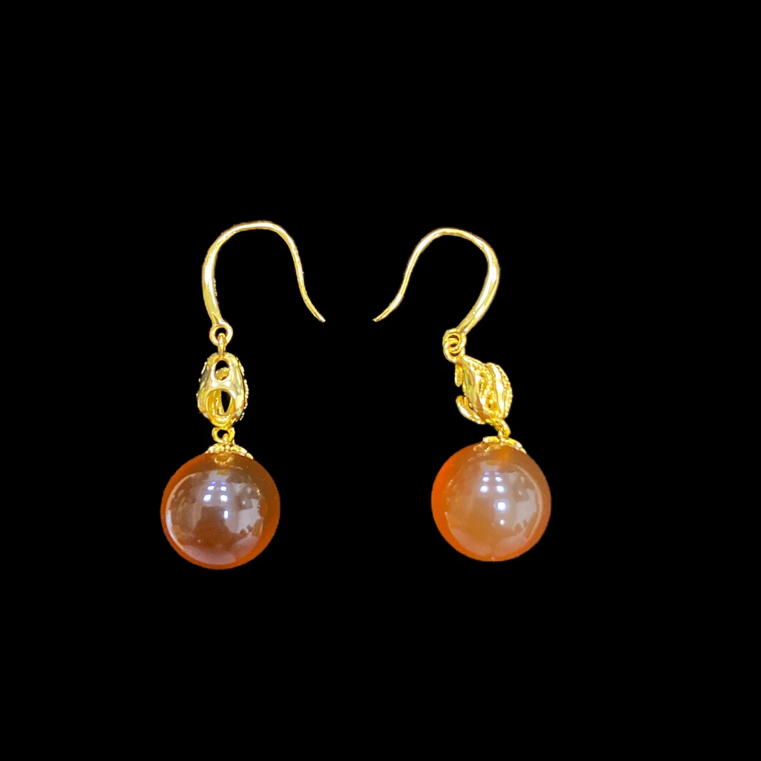 V7569琥珀耳坠（多样性，发一）