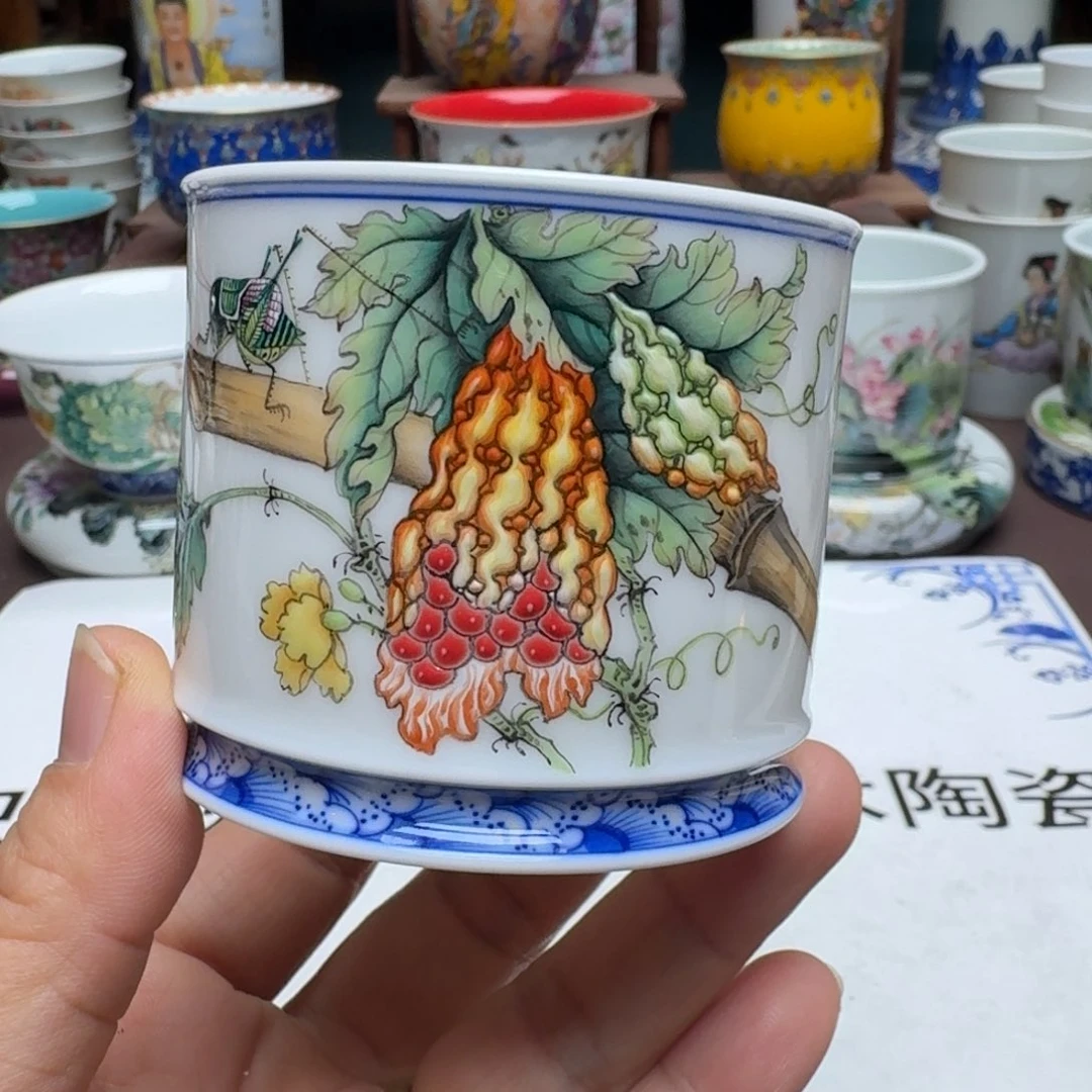 景德镇手工手绘展示