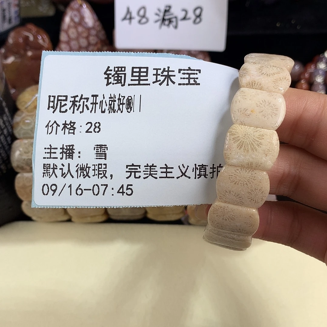 开***好吊坠(赠链)未镶嵌硅化珊瑚（珊瑚玉）