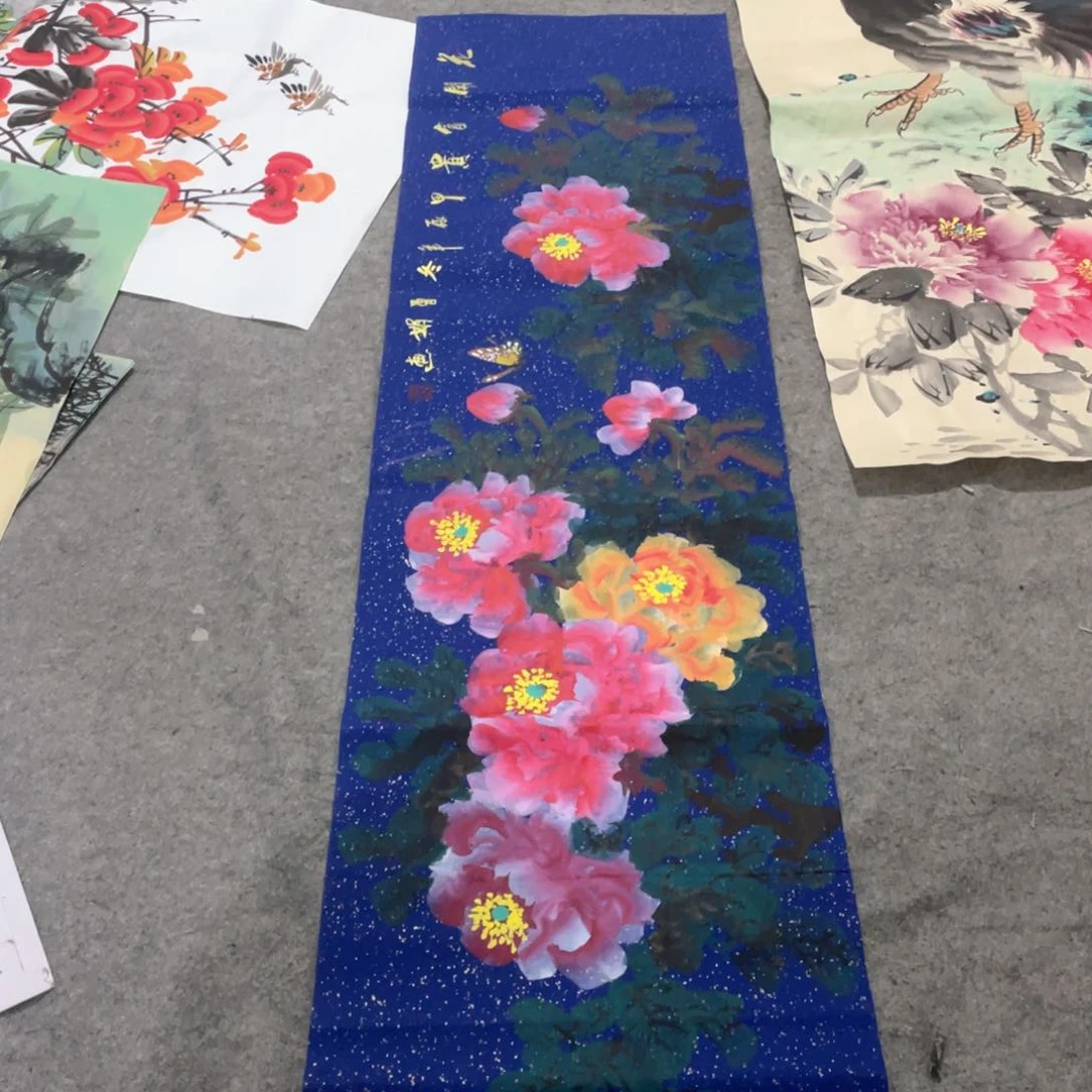 国画国画作品画心一张