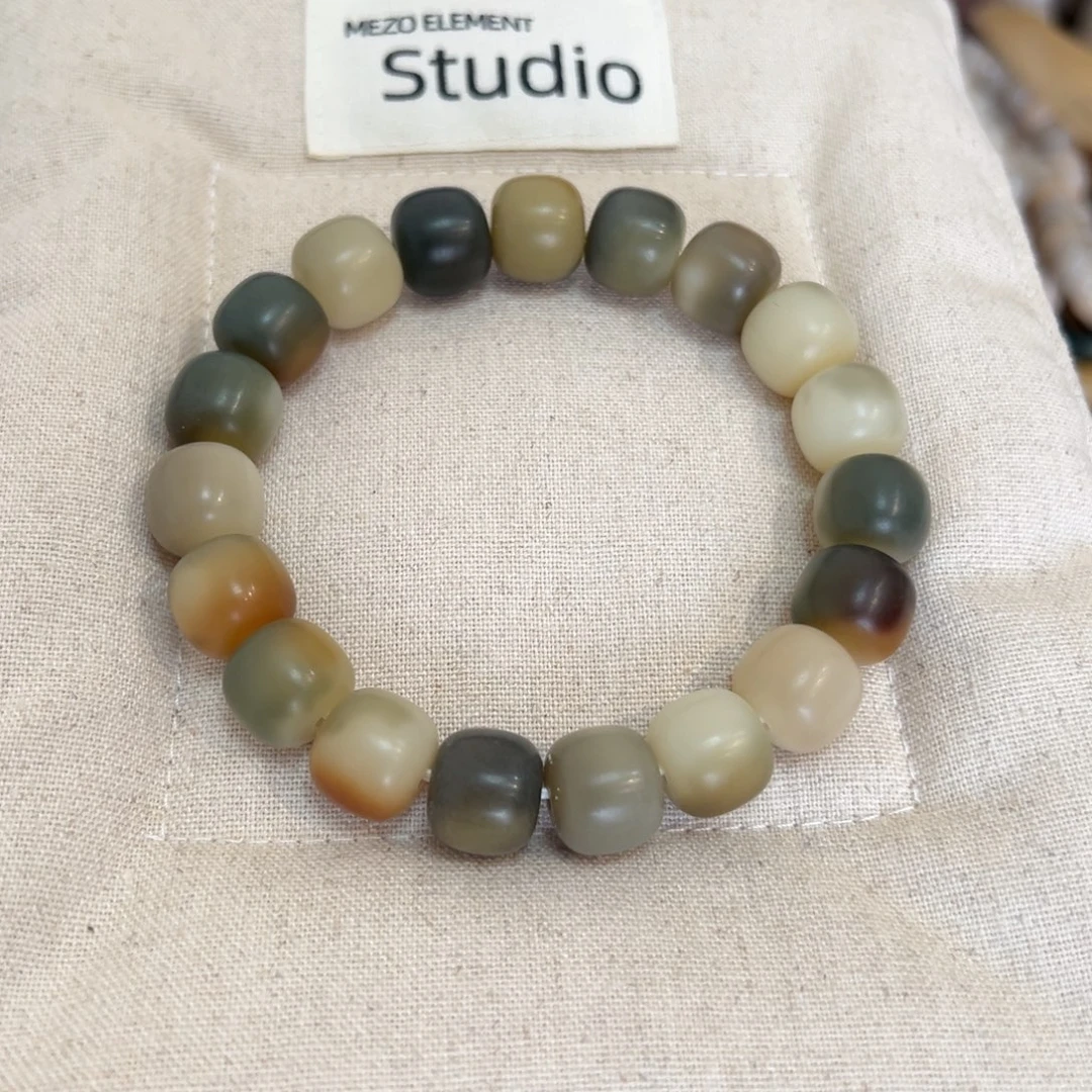 菩提根/象牙果吊坠雾中花13微瑕