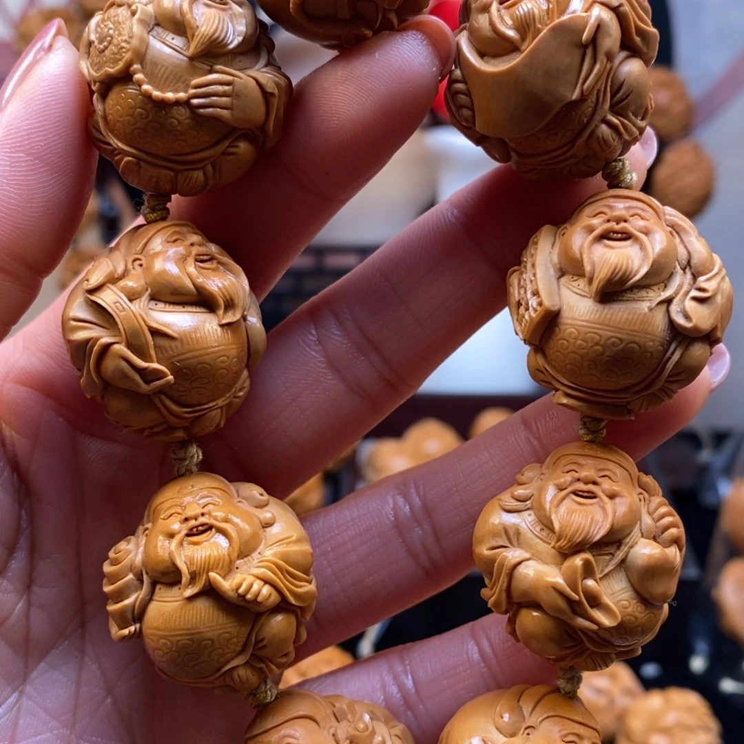 橄榄核手串/手链手工财神2.6