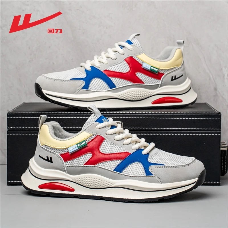 回力男鞋2025新款夏季网面透气潮流百搭阿甘鞋男士爆款休闲运动鞋