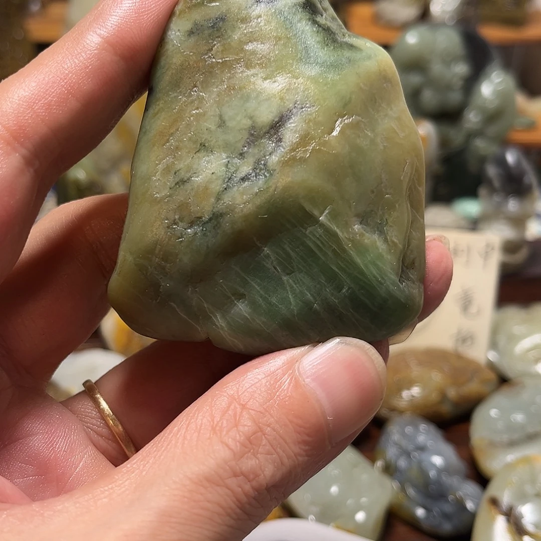 ****?和田玉未镶嵌挂件