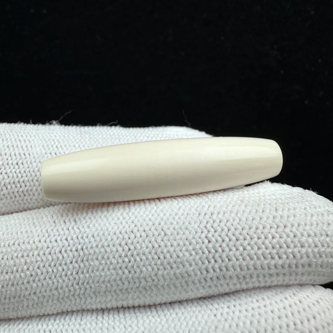 A3564天然猛犸牙 长桶珠 10*41mm支持鉴定 假一罚四