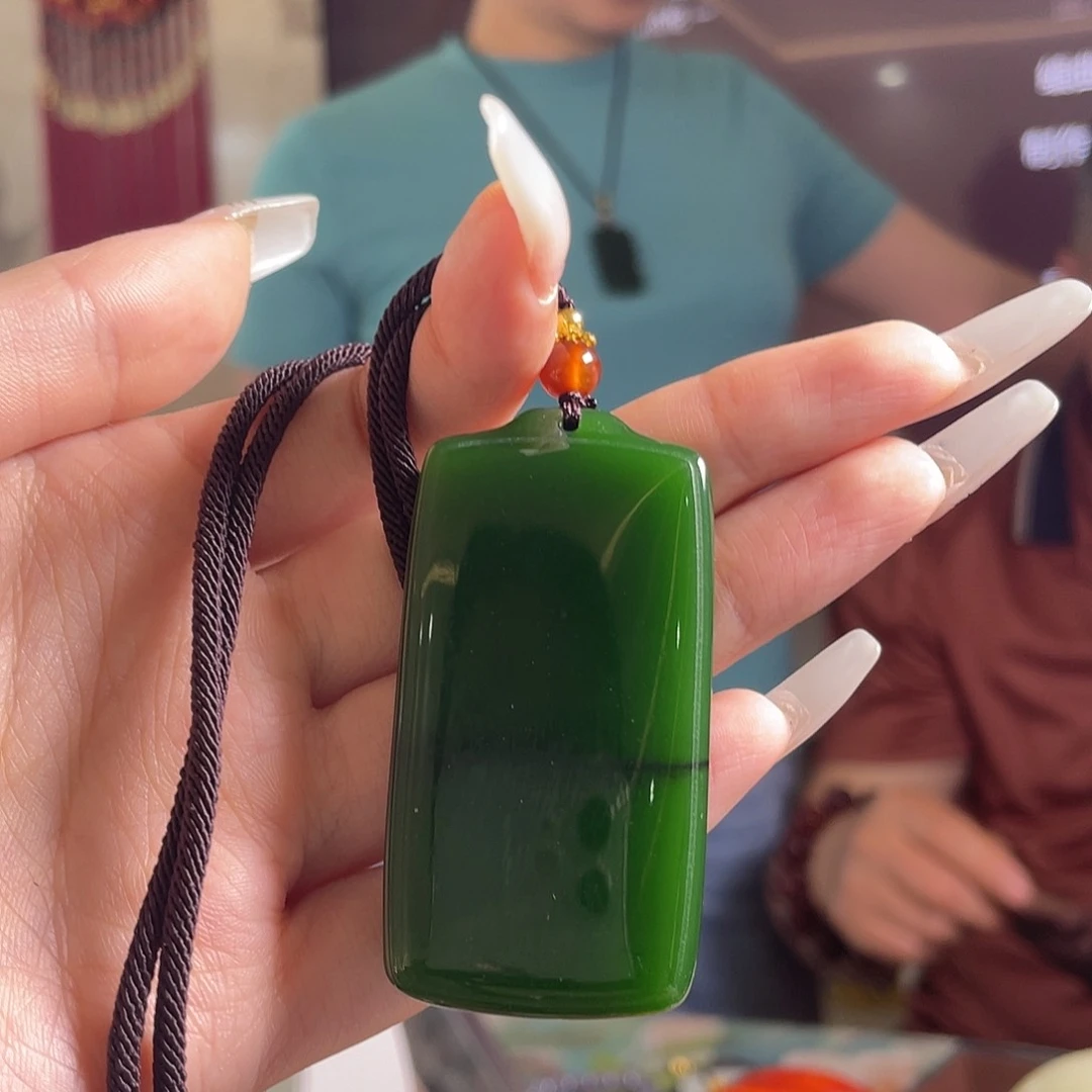 无合金碧绿色平安无事牌绿色