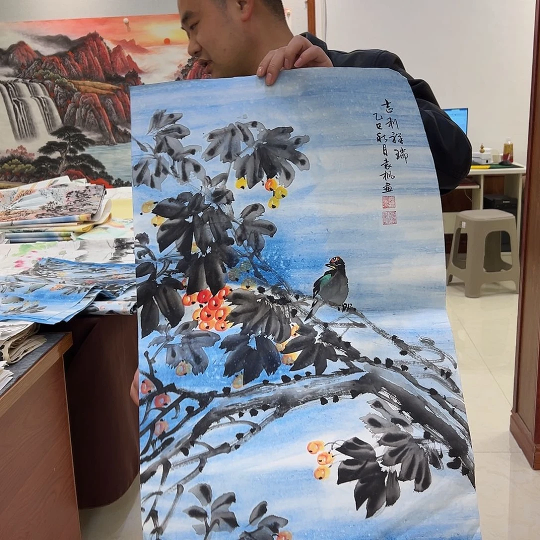 国画清风拂面的时候我