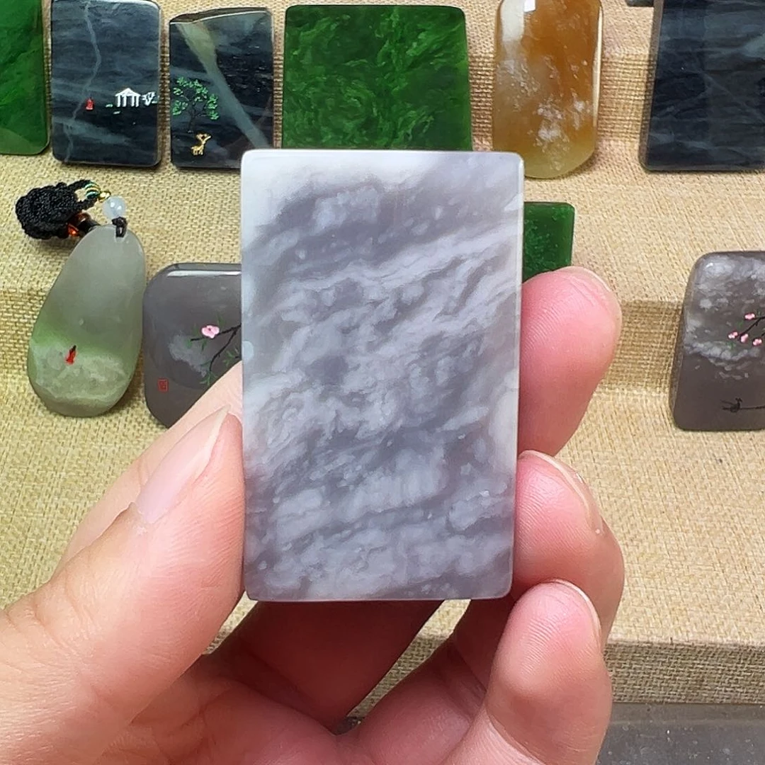 和田玉珠宝半成品未镶嵌