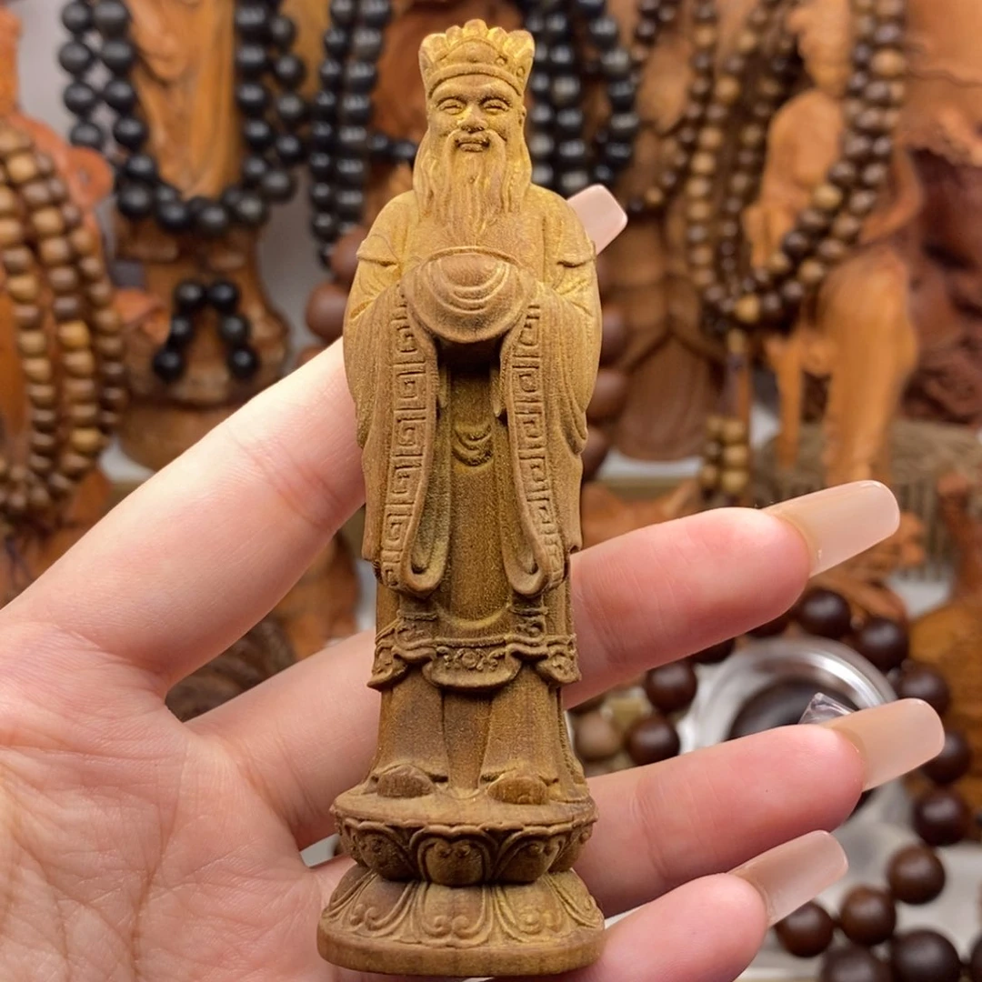 檀香木手串/手链福利老山檀财神小摆件奶香