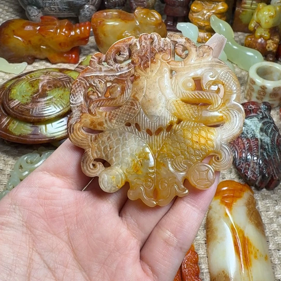 白玉菩提吊坠挂件