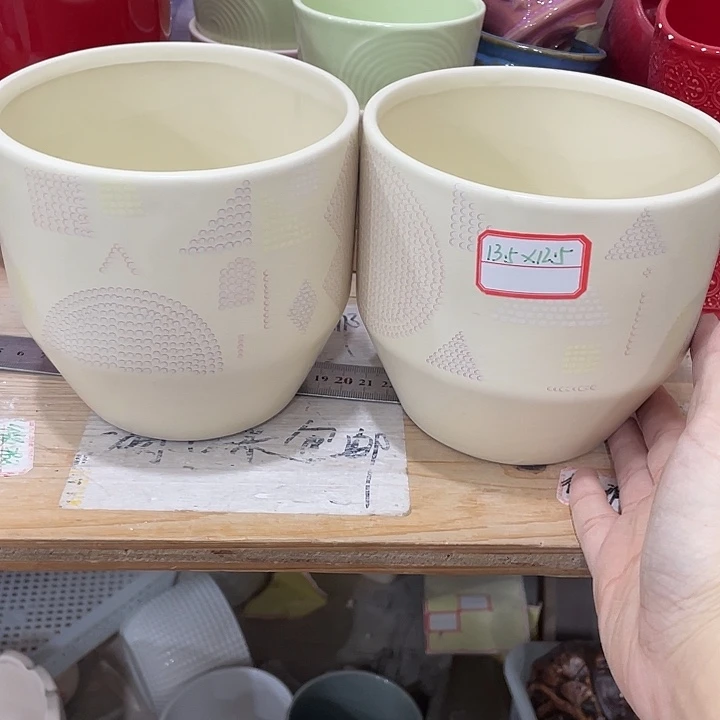 陶瓷花盆凑12米包邮