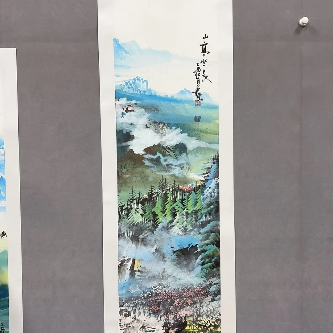 国画亲笔手绘放心去藏