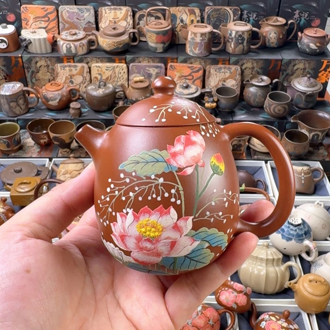 茶壶紫砂200cc原矿精工半手