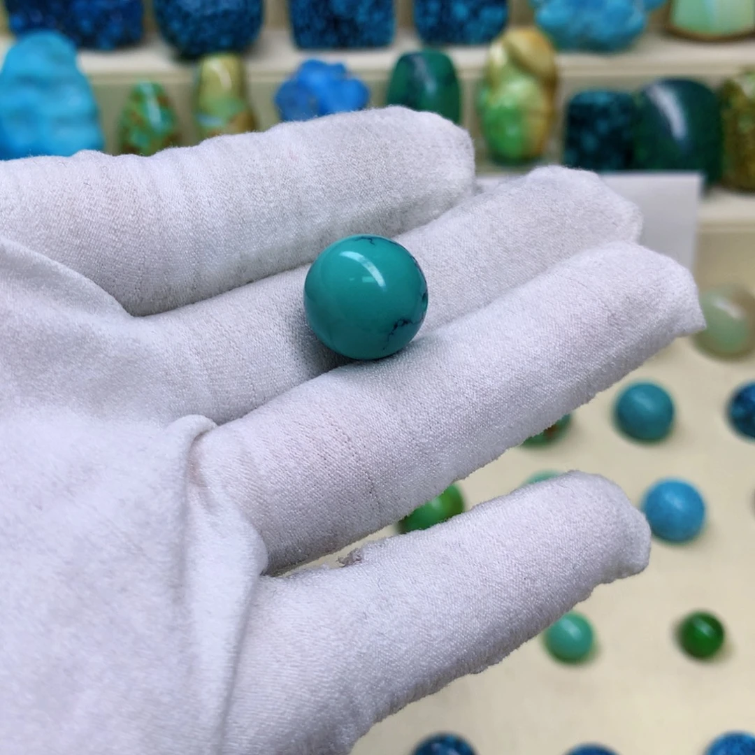 绿松石未镶嵌三彩随行