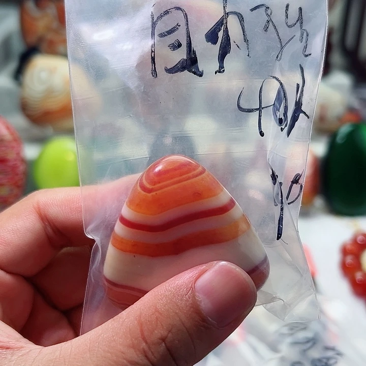 自***生玛瑙/玉髓未镶嵌手把