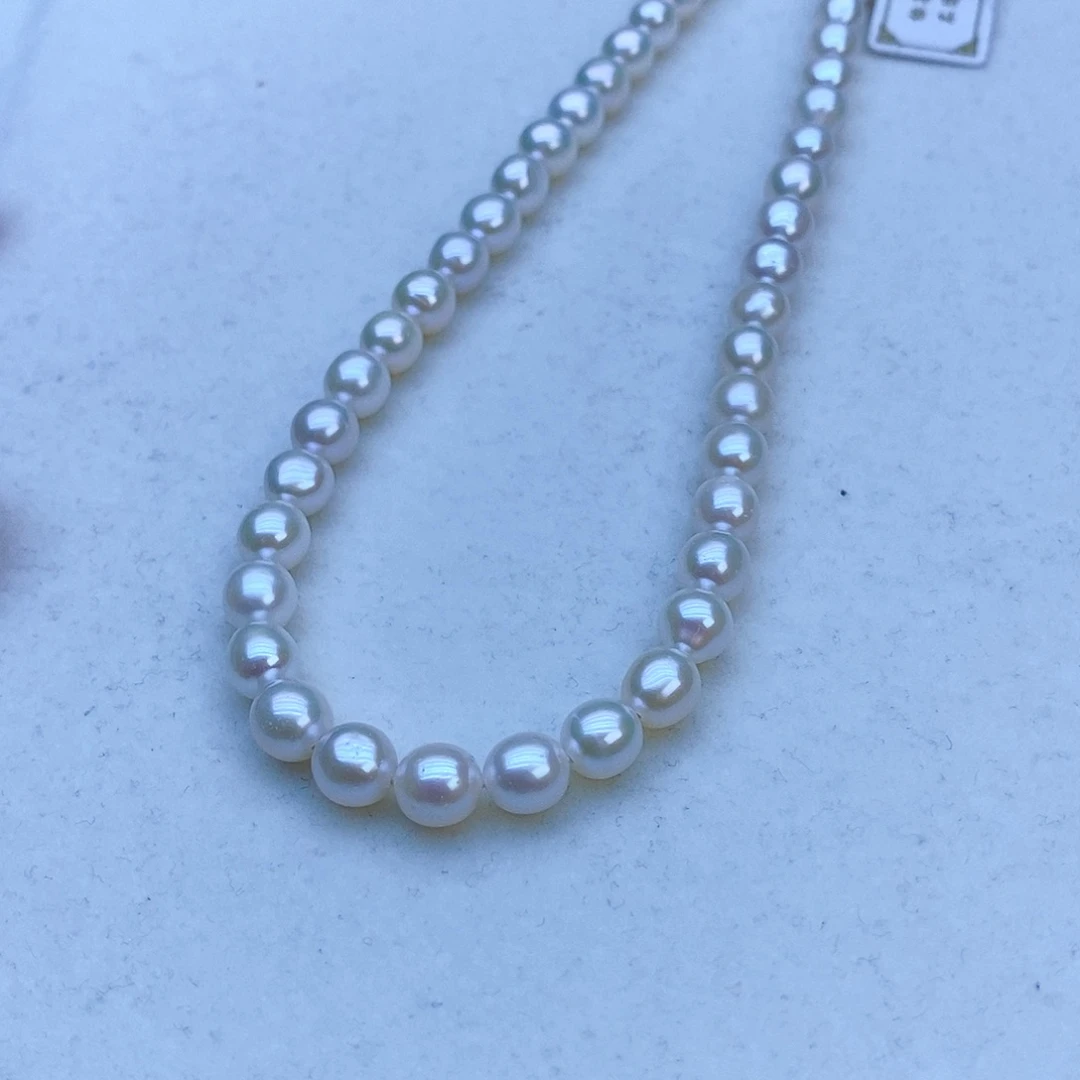 淡水珍珠颈饰银S925镶嵌