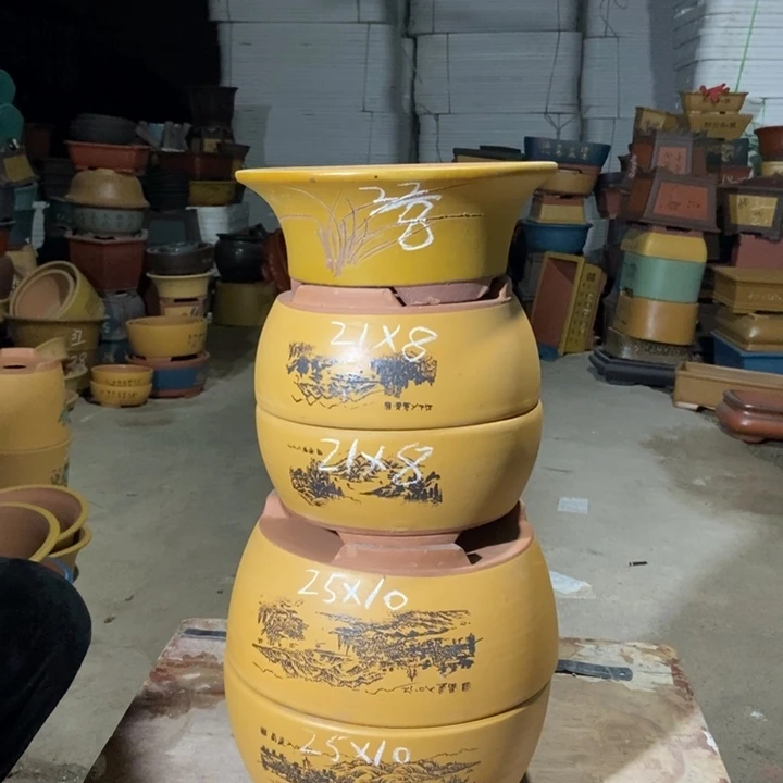 紫砂花盆紫砂紫砂