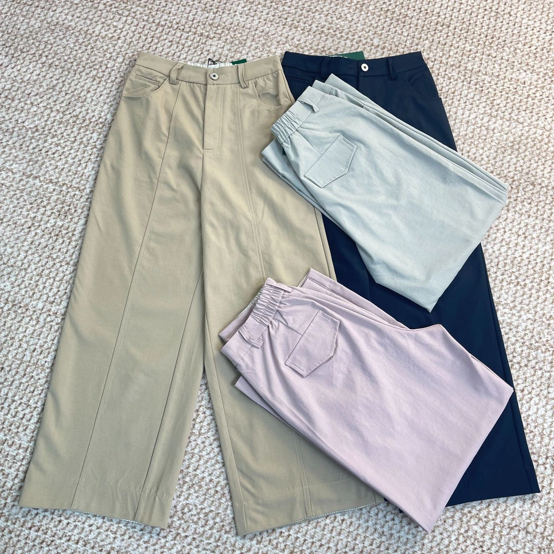 258008#梨形身材显瘦九分直筒休闲裤