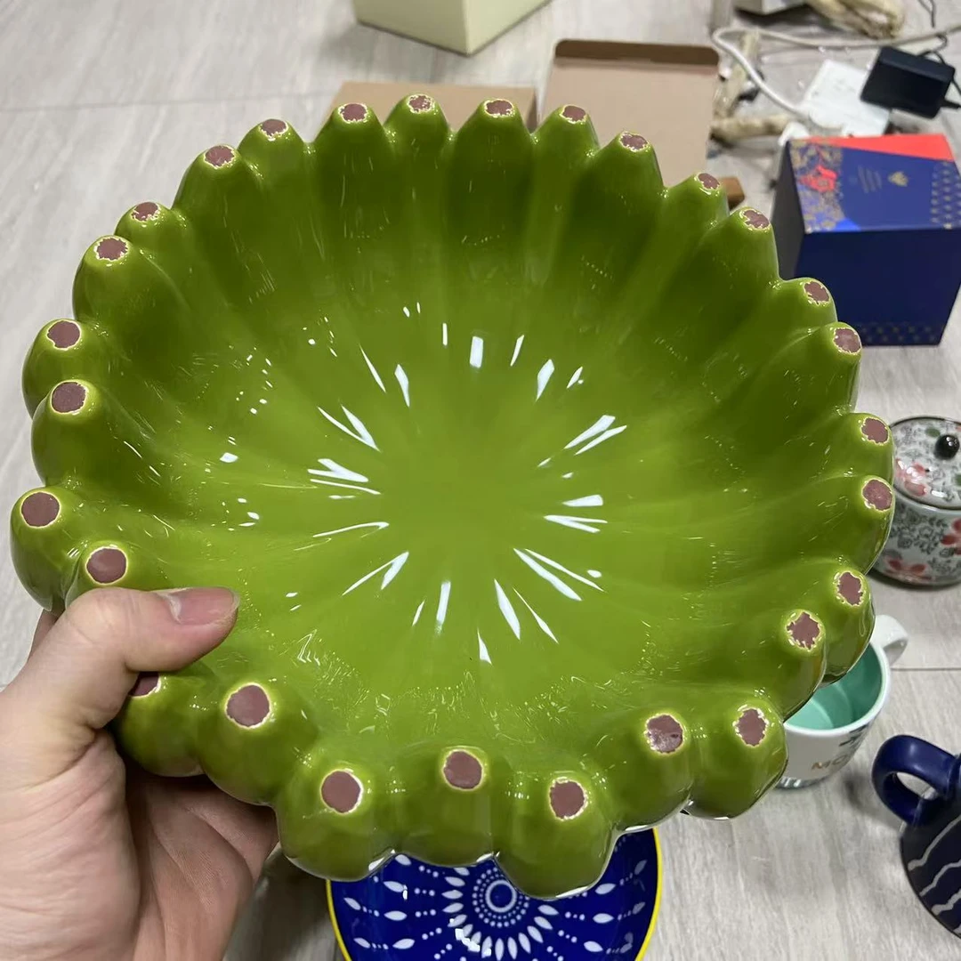 仿真香蕉-9.5寸果碗（绿色）