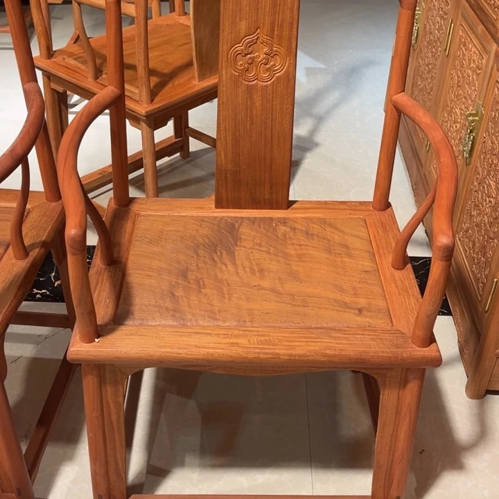 田***人案台花梨木类缅甸花梨木3张南宫椅尾款