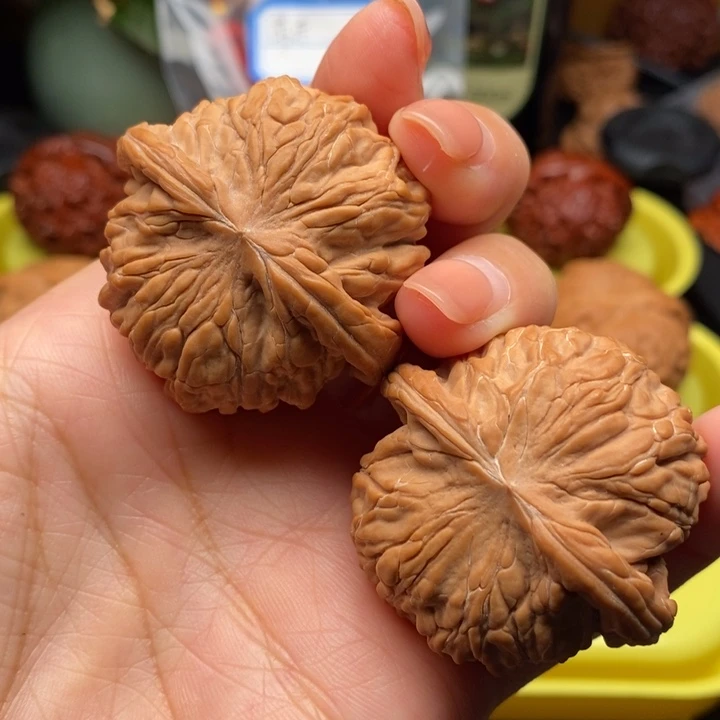 文玩核桃把件43磨盘全品