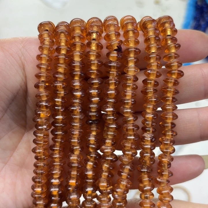 琉璃颈饰琉璃小飞碟