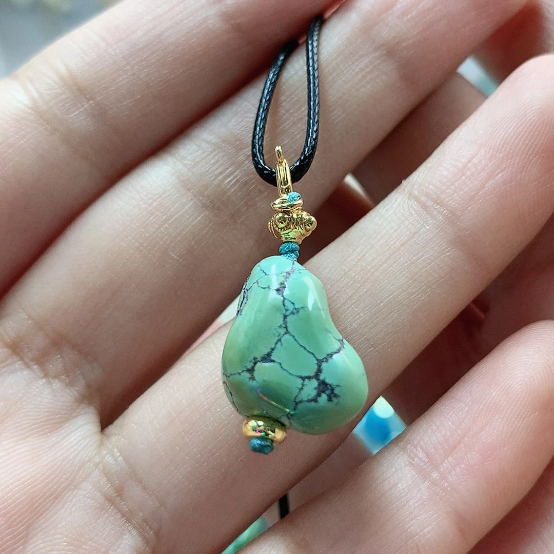 未镶嵌绿松石珠宝奇石