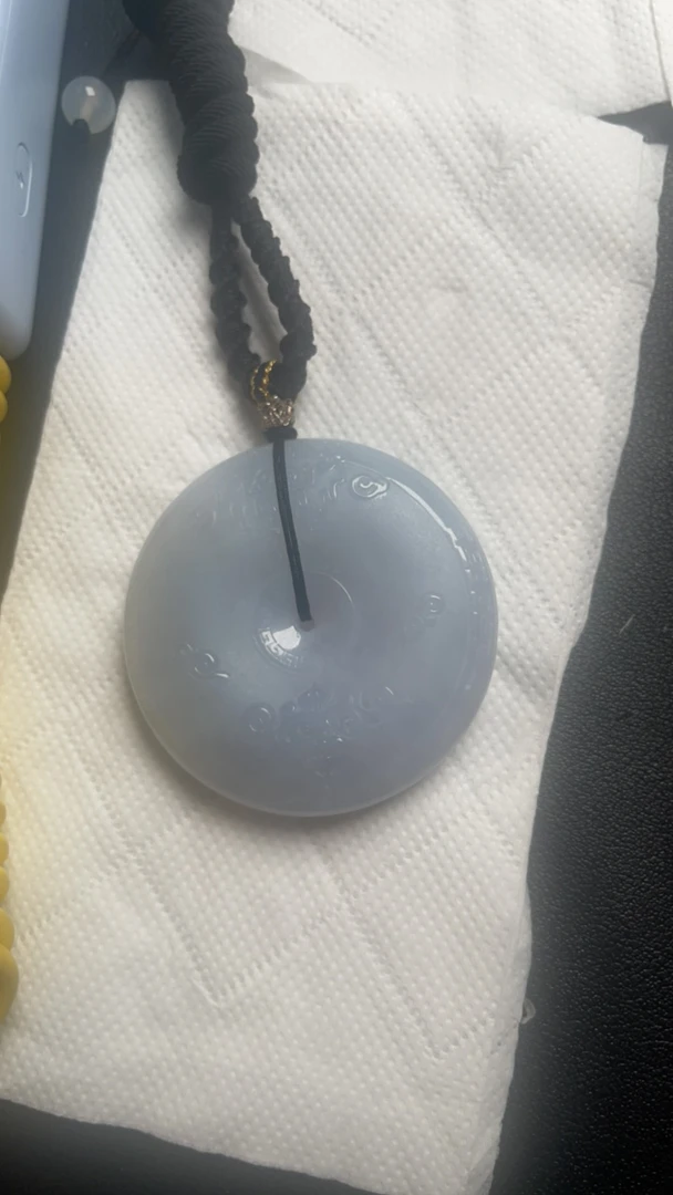 天然A货翡翠仿古平安扣