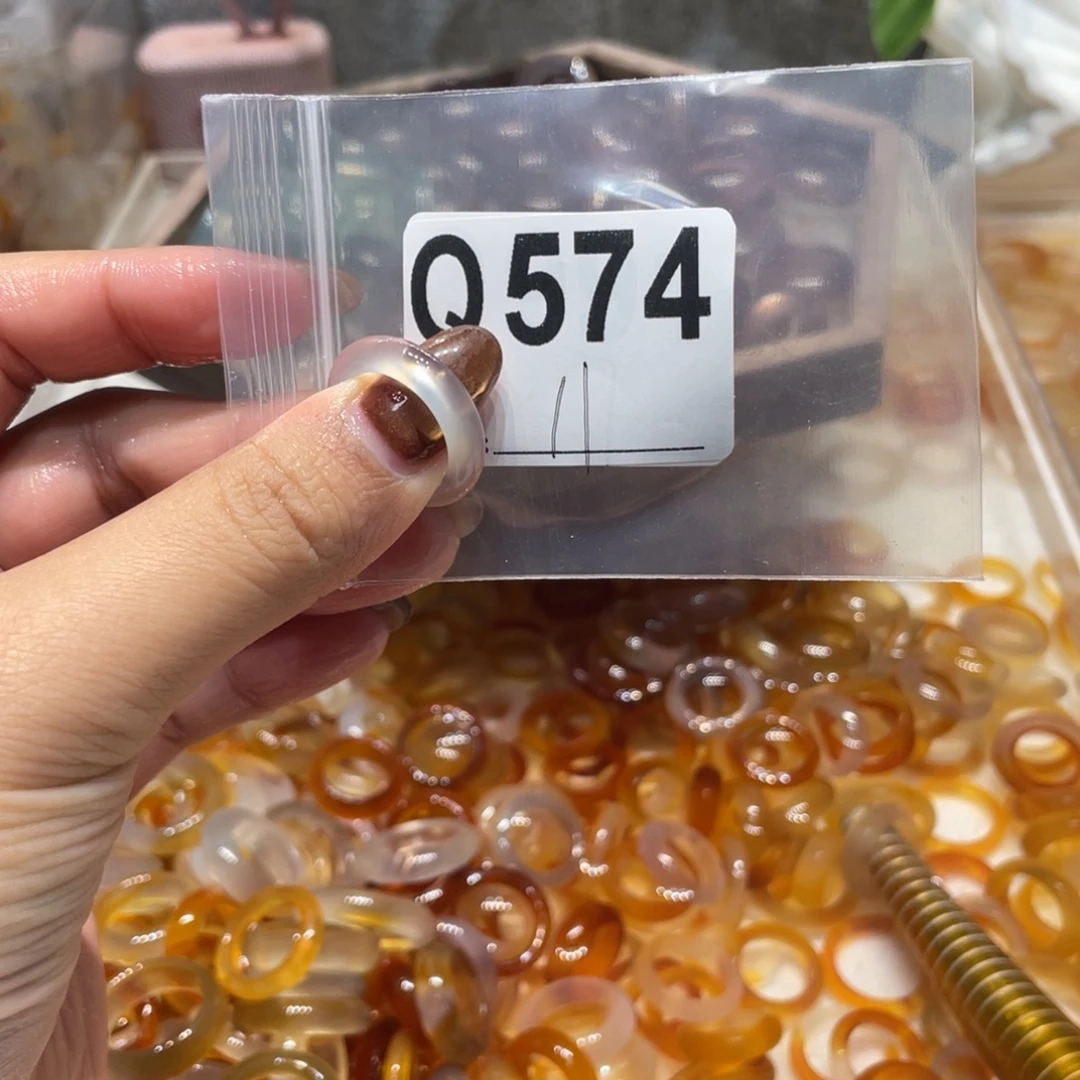 玛瑙/玉髓未镶嵌戒指574