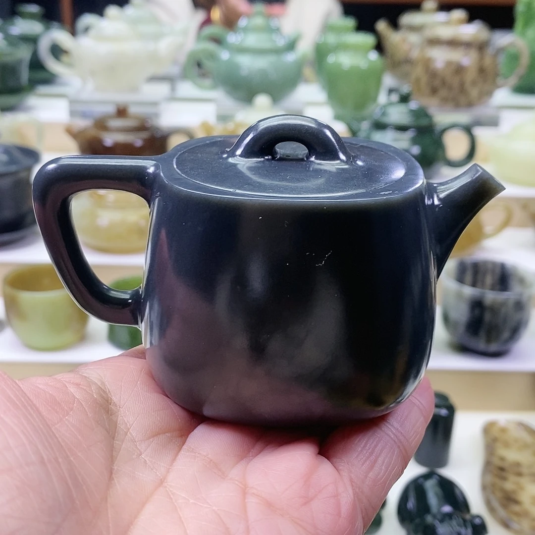 和田玉茶壶未镶嵌160ml