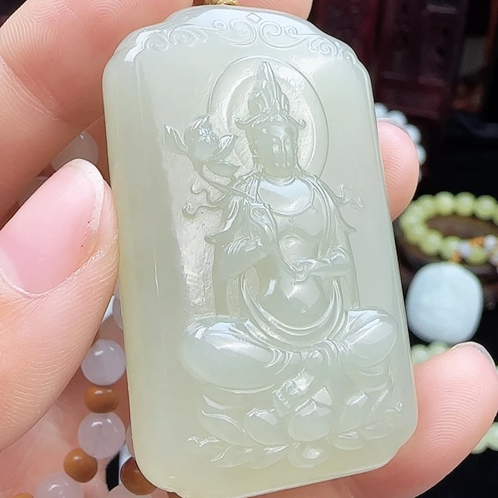 和田玉挂件未镶嵌定制发货