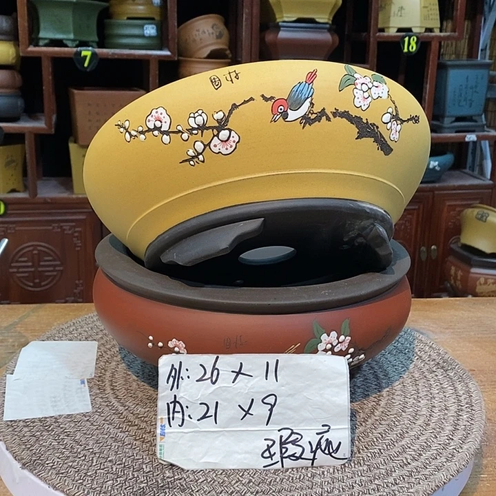 紫砂花盆紫砂花盆