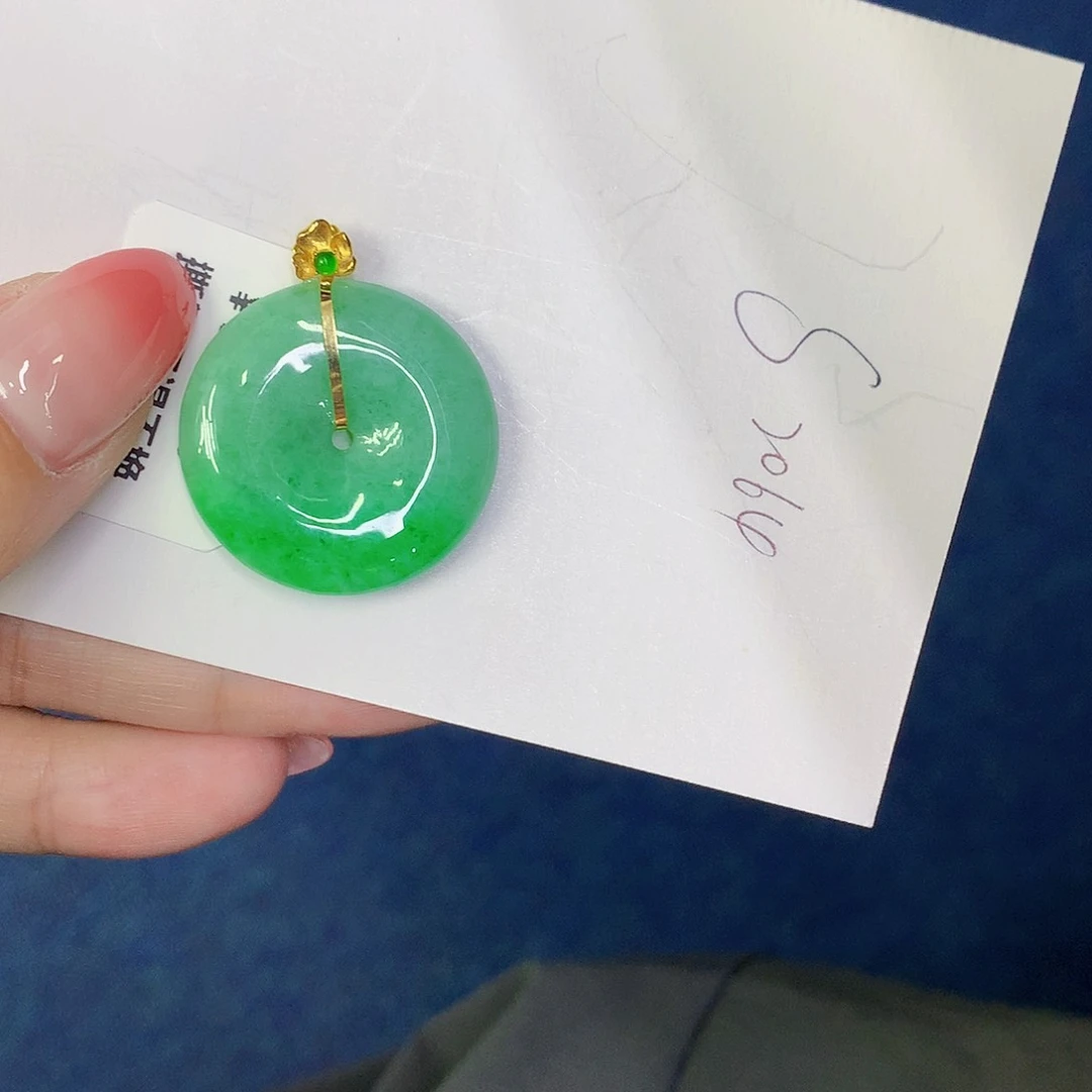 【闪购商品】翡翠18K金镶嵌颈饰00000000000