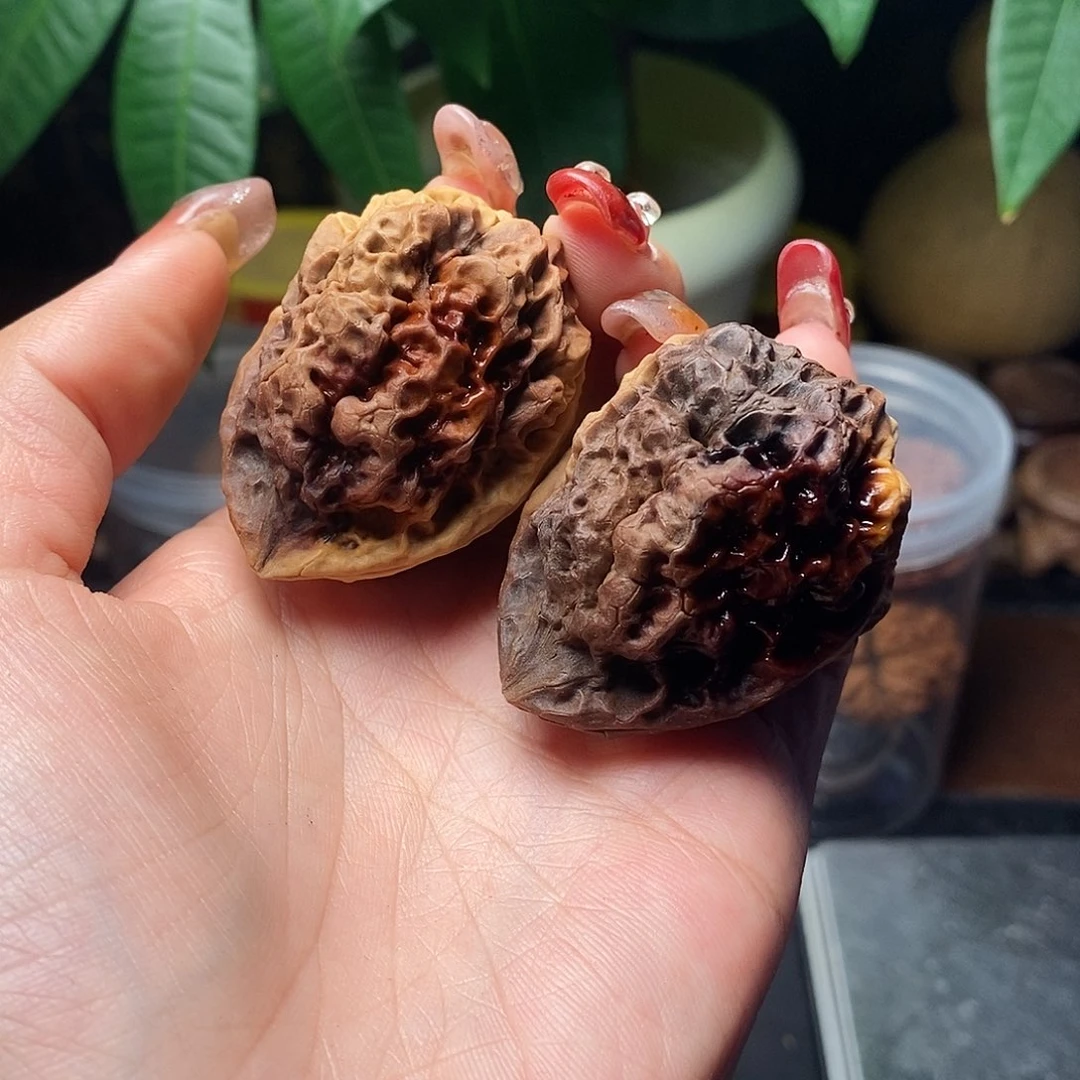 文玩核桃把件山羊疙瘩包