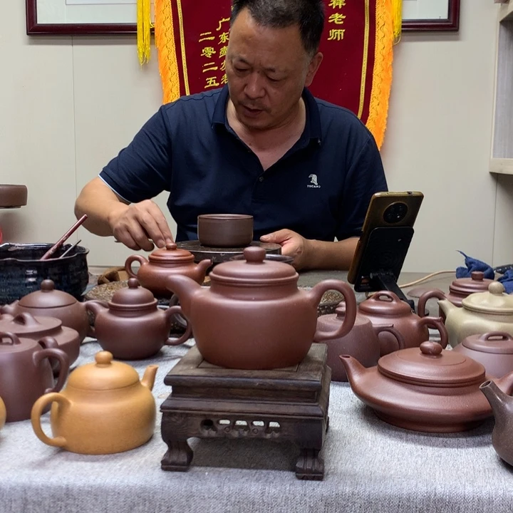茶壶紫泥大蕴德钟280 c半手工制作