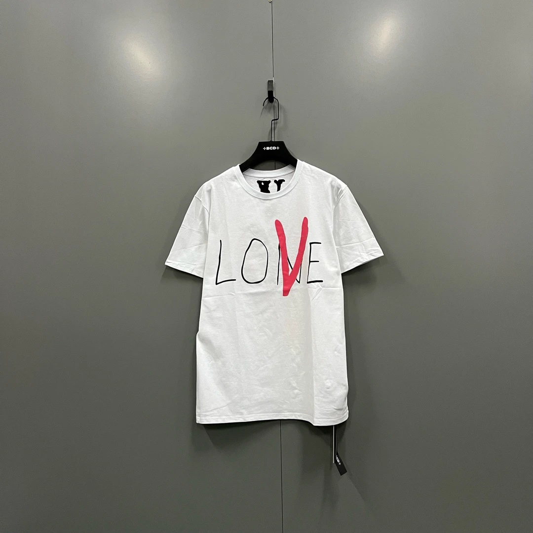 未使用 maje 626pl VLONE LOVE字母大V短袖 018526